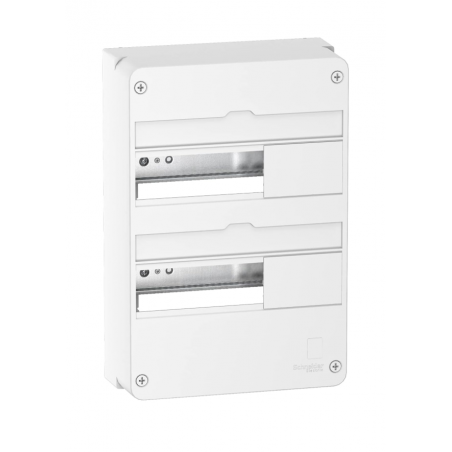 COFFRET BLANC EN SAILLIE 2 RANGÉES DE 13 MODULES