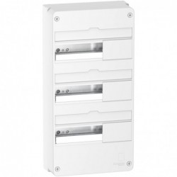 COFFRET BLANC EN SAILLIE 3 RANGÉES DE 13 MODULES