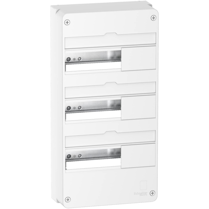 COFFRET BLANC EN SAILLIE 3 RANGÉES DE 13 MODULES