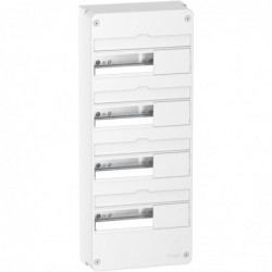 COFFRET BLANC EN SAILLIE 4 RANGÉES DE 13 MODULES