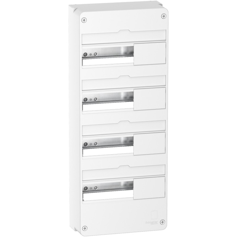 COFFRET BLANC EN SAILLIE 4 RANGÉES DE 13 MODULES