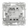 BOUTON POUSSOIR BLANC 10A  A ENCASTRER