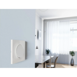 BOUTON POUSSOIR BLANC 10A  A ENCASTRER