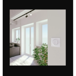 DOUBLE BOUTON POUSSOIR BLANC A ENCASTRER