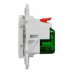 PRISE DE COURANT 2P+T 16A+ USB-C BLANC A ENCASTRER
