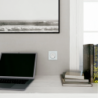 PRISE DE COURANT 2P+T 16A+ USB-C BLANC A ENCASTRER