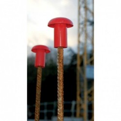 EMBOUTS SECURITÉ FERS A BÉTON DE 8 A 20MM X 25u
