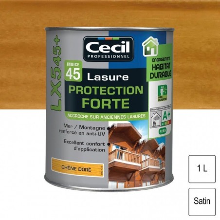 LASURE CECIL LX545+ SATIN 1 LITRE   ± 13 M²