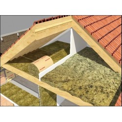 LAINE DE ROCHE RLX ÉPAISSEUR 80MM / 1.20X6ML 7.2M²