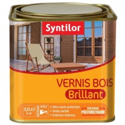 VERNIS BOIS BRILLANT - 0.5L  6M²