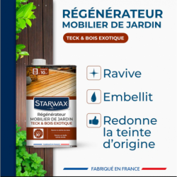 RÉGÉNÉRATEUR  BOIS EXTERIEUR 500ML   ± 20M²/L