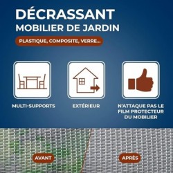 DÉCRASSANT EXTÉRIEUR MOBILIER DE JARDIN PVC 500ML