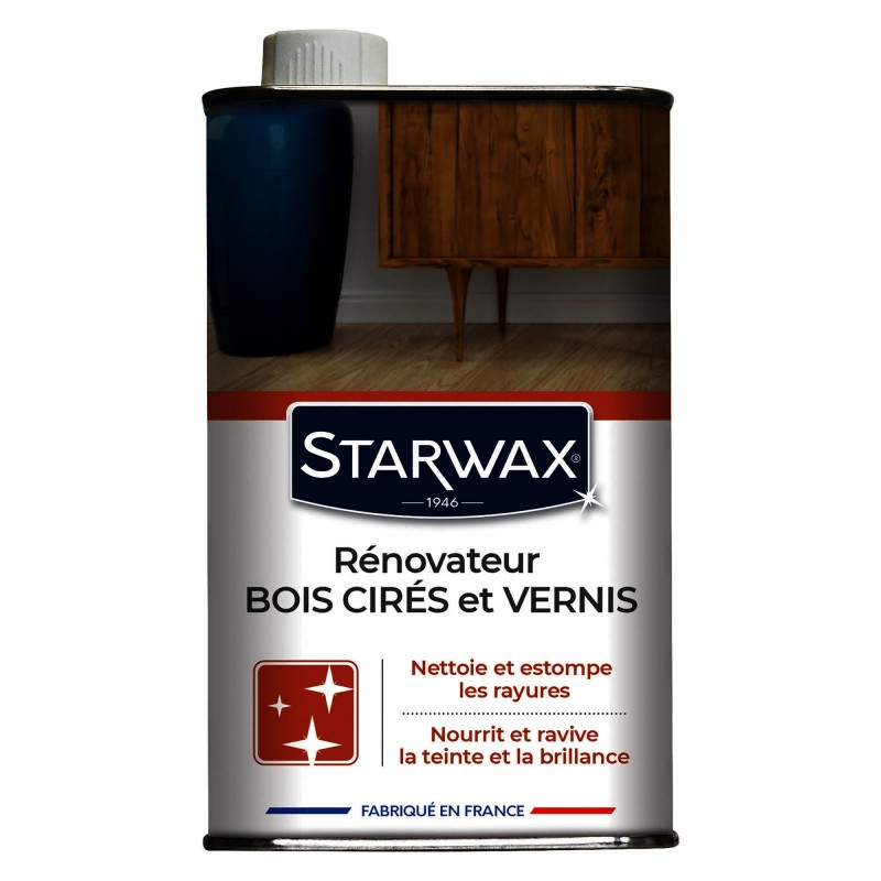 RÉNOVATEUR BOIS CIRÉ ET VERNIS 1/2L   ± 30M²/L