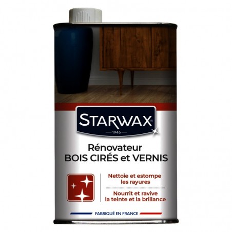 RÉNOVATEUR BOIS CIRÉ ET VERNIS 1/2L   ± 30M²/L