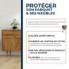 RÉNOVATEUR BOIS CIRÉ ET VERNIS 1/2L   ± 30M²/L