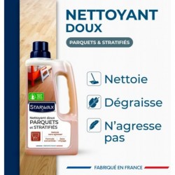 NETTOYANT DOUX PARQUETS & STRATIFIÉS 1L  ± 2500M²