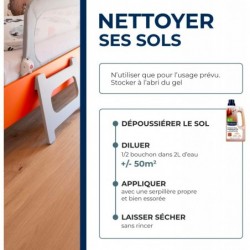 NETTOYANT DOUX PARQUETS & STRATIFIÉS 1L  ± 2500M²