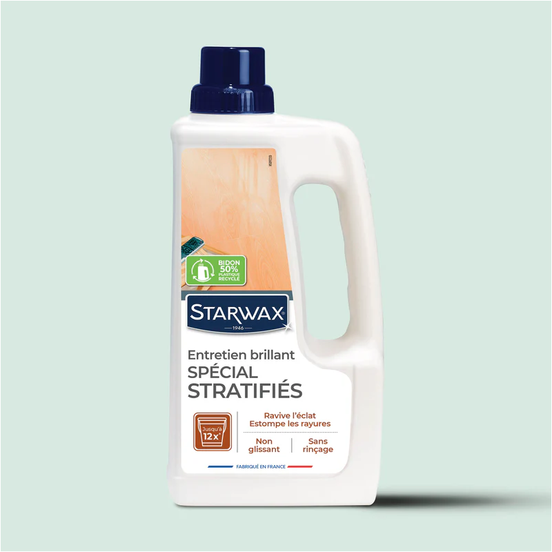 ENTRETIEN BRILLANT STRATIFÉ 1 LITRE DILUÉ  ± 700M²