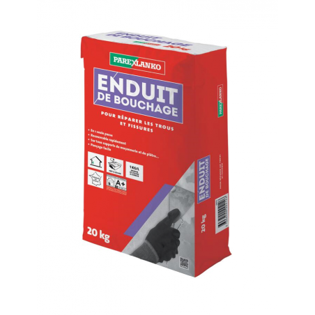 ENDUIT DE REBOUCHAGE POUDRE 20KG