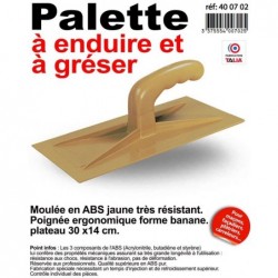 PALETTE LISSE A ENDUIRE 30X14CM