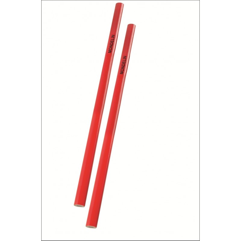 CRAYON CHARPENTIER (X2) ROUGE