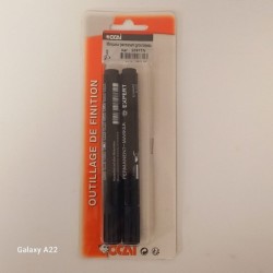 MARQUEUR PERMANENT NOIR X2 PIECES TOUT SUPPORTS