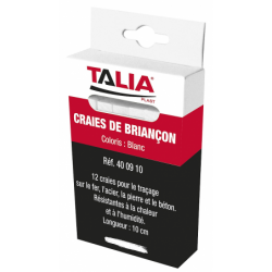 CRAIE BRIANCON 100MM X12 BLANC