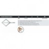 EQUERRE REGLABLE ALU