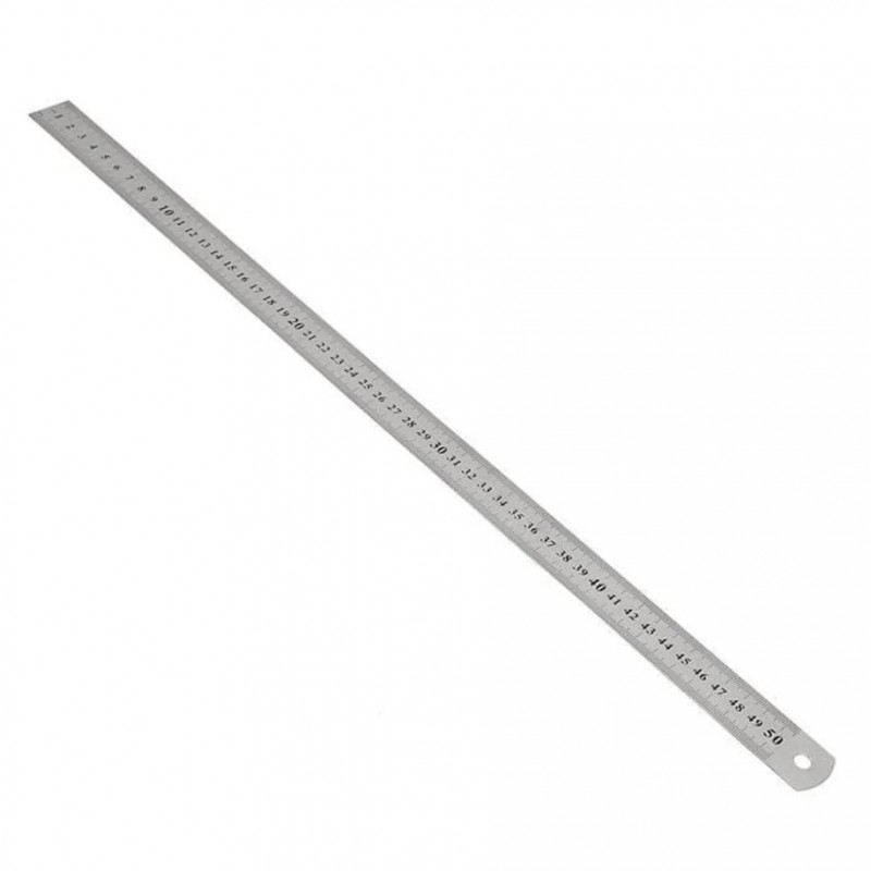 REGLET INOX 500MM RECTO VERSO
