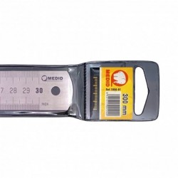 REGLET INOX 300MM RECTO VERSO