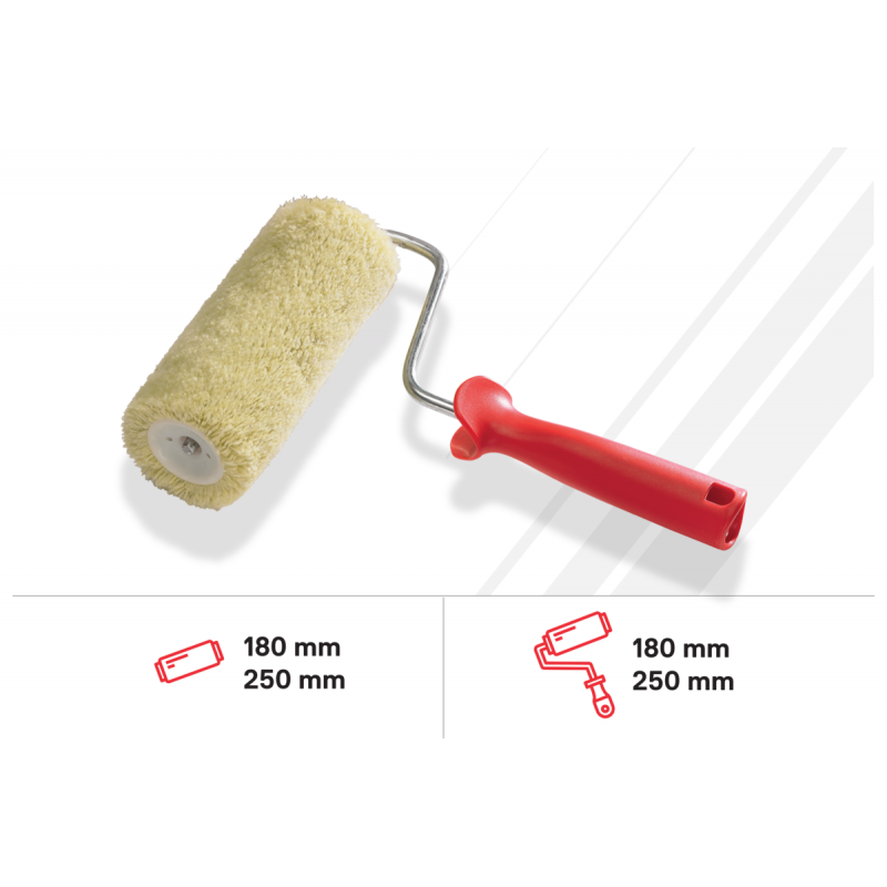 ROULEAU 250MM FACADE POLYAMIDE MÉCHÉ 18MM