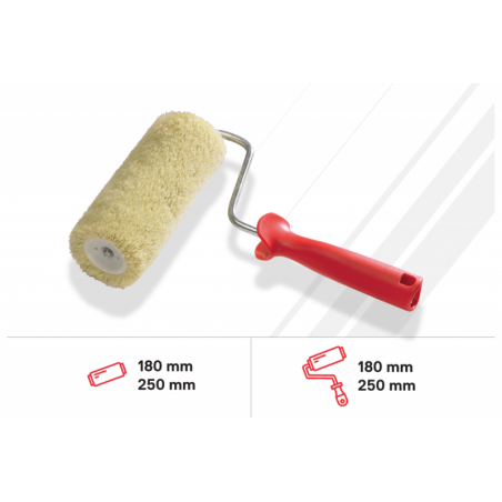 ROULEAU 250MM FACADE POLYAMIDE MÉCHÉ 18MM