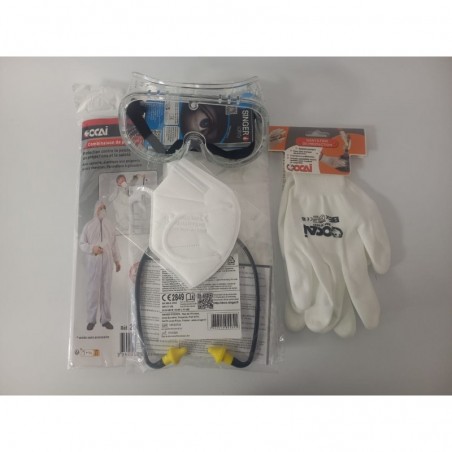 LOT PROTECTION PONCAGE ET PEINTURE 5 PIECES