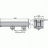 GUIDE SUPERIEUR 2 OLIVES REGLABLE A VISSER 1053