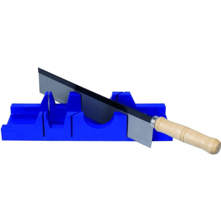 BOITE ONGLET PLASTIQUE + SCIE 300 MM