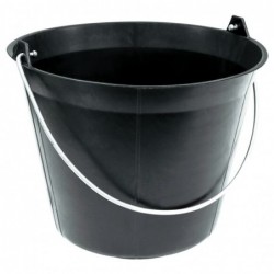 SEAU 11 LITRES PLASTIQUE NOIR