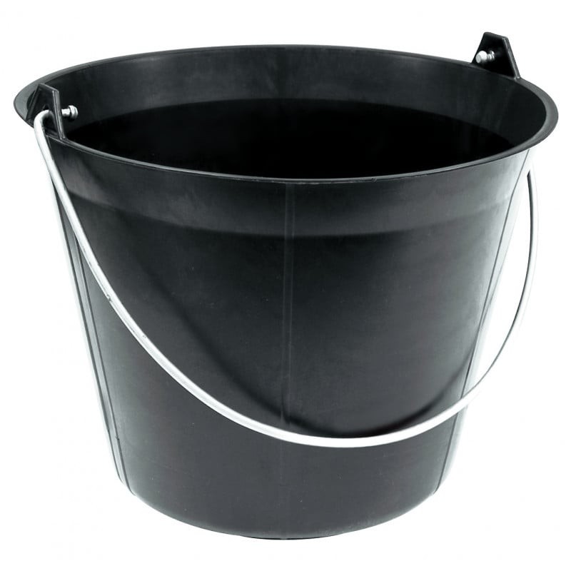 SEAU 11 LITRES PLASTIQUE NOIR