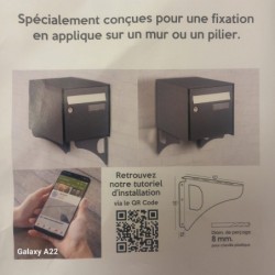 EQUERRE DESIGN BOITE AUX LETTRES X2
