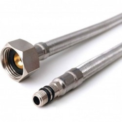 FLEXIBLE INOX FEMELLE 12/17" MALE 10/1 30CM