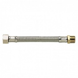 FLEXIBLE INOX FEMELLE / MALE 3/8" 30CM