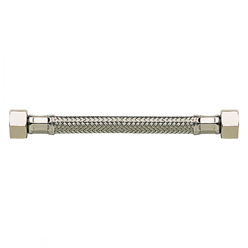 FLEXIBLE INOX FEMELLE / FEMELLE 1/2" 15CM