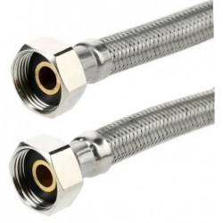 FLEXIBLE INOX FEMELLE / FEMELLE 1/2" 15CM