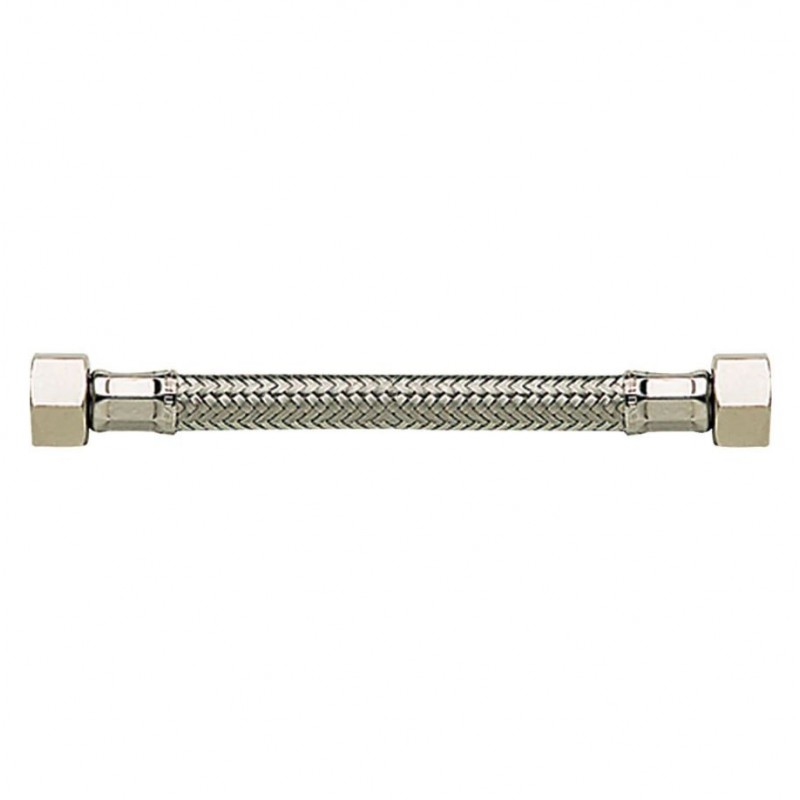FLEXIBLE INOX FEMELLE / FEMELLE 1/2" 30CM