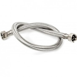 FLEXIBLE INOX FEMELLE / FEMELLE 3/8" 50CM