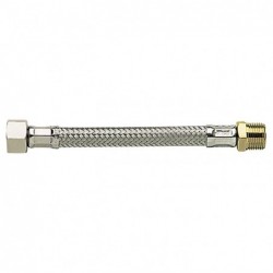 FLEXIBLE INOX 13mm FEMELLE 3/4" / MALE 1/2" 30CM