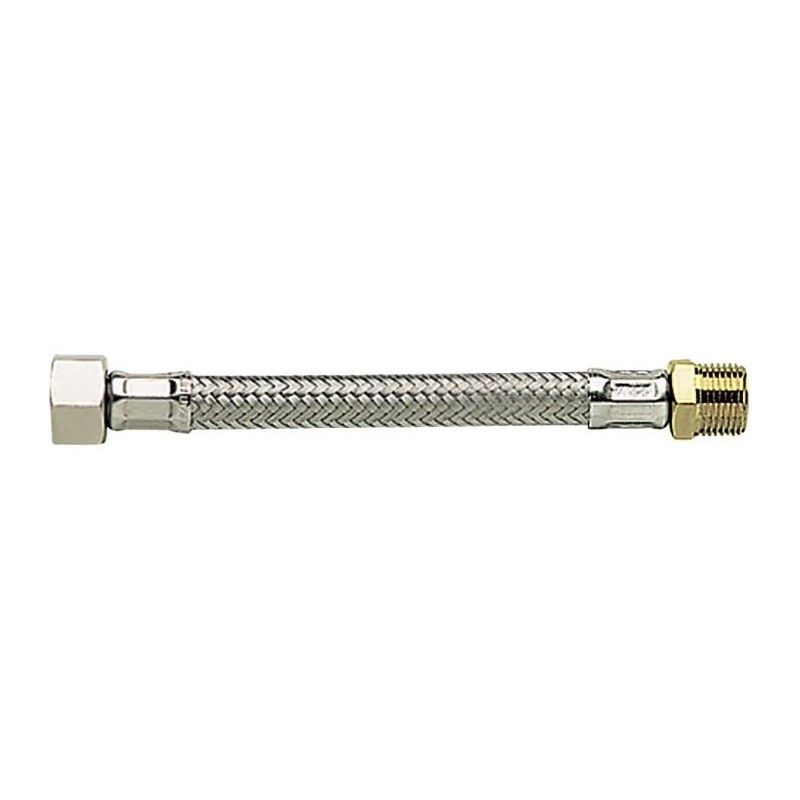 FLEXIBLE INOX 13mm FEMELLE 3/4" / MALE 1/2" 30CM