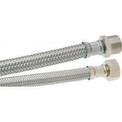 FLEXIBLE INOX 13mm FEMELLE 3/4" / MALE 1/2" 30CM