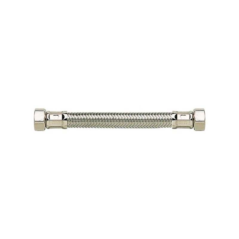 FLEXIBLE INOX 13mm  FEMELLE / FEMELLE 1/2" 30CM