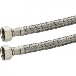 FLEXIBLE INOX 13MM FEMELLE / FEMELLE 1/2"  50CM