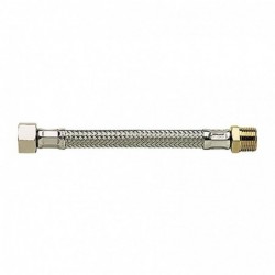 FLEXIBLE INOX 13mm FEMELLE 3/4" / MALE 1/2" 30CM